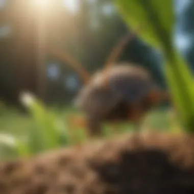 Impact of Stink Bugs on Crop Health Damaged crops due to stink bug infestation