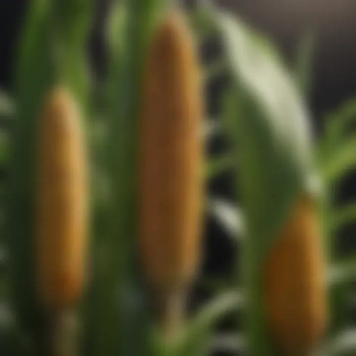 Diagram illustrating corn growth stages and nutrient needs