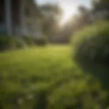 Lush St. Augustine grass lawn