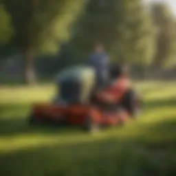 Innovative design of Tys mowers showcasing their modern features