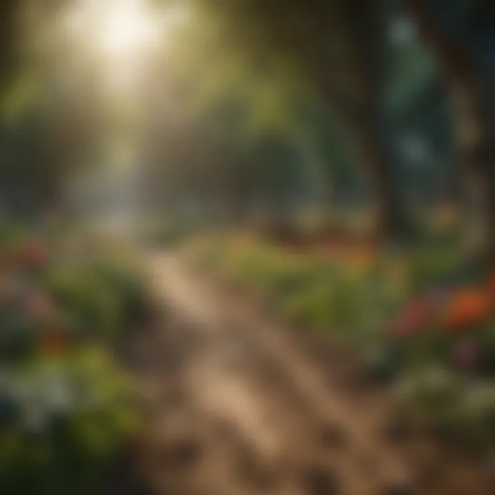 Diverse agricultural ecosystems showcasing biodiversity