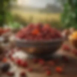 A vibrant array of iron-rich foods