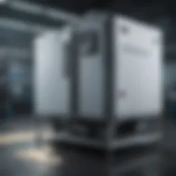 Aqua products chiller showcasing intricate technology