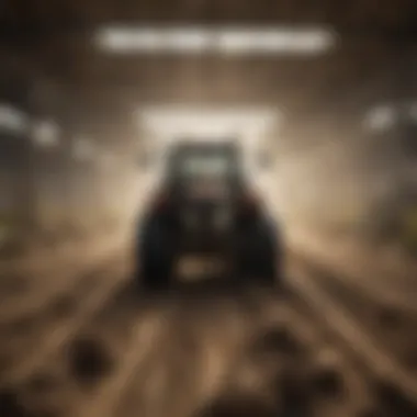 Visual depiction of farm productivity impacted by financing