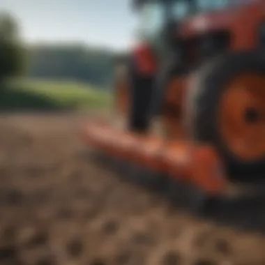 Comparison of Box Blade Tine Types Different types of box blade tines arranged for comparison