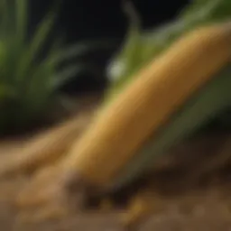 A graph showing historical corn price trends