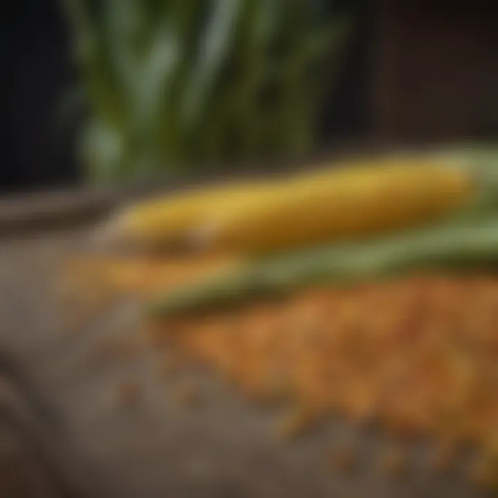 An illustration depicting supply and demand dynamics affecting corn prices
