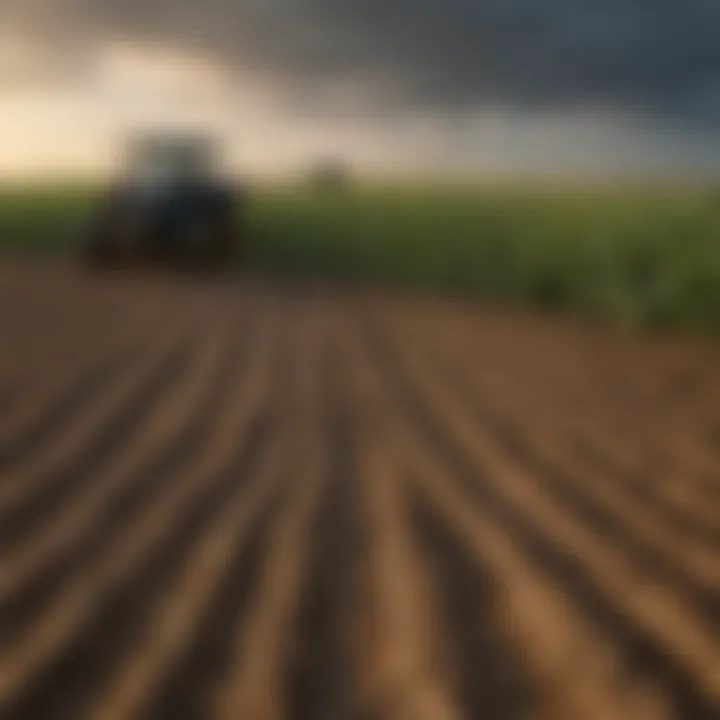 Graph illustrating the impact of crop insurance subsidies on farmer income