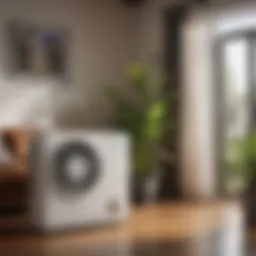 An infographic showing the benefits of using a dehumidifier and air conditioner combo for indoor air quality