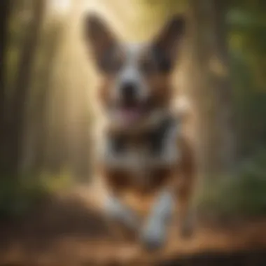 Impact on Canine Wellbeing A relaxed dog after using a jump restraint