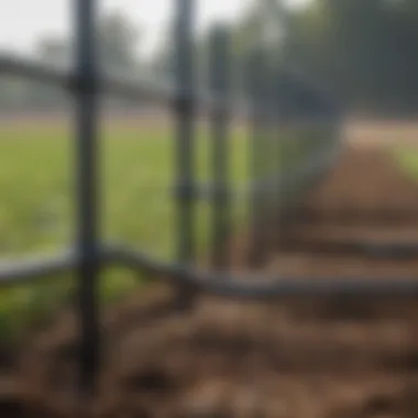 Installation Process of Drip Line Manifolds Visual representation of the installation process for drip line manifolds in a field setting