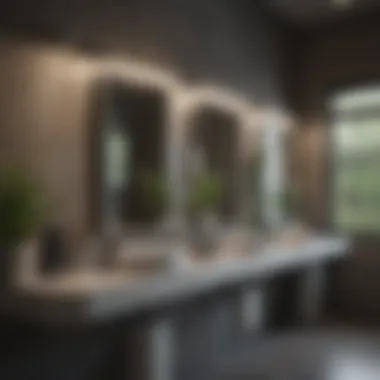 Salon Hygiene Standards Featuring Dry Sanitizer An organized salon station showcasing high hygiene standards with dry sanitizer prominently displayed