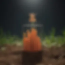 Graph depicting the growth of college endowments over time