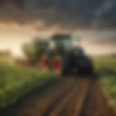 Advanced Technologies in Environmental Crop Management Visual representation of advanced agricultural technologies