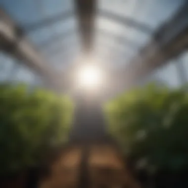 Illustration of proper ventilation in a grow tent environment