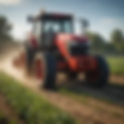 Visual representation of herbicide application in agriculture