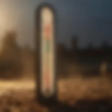 High Temperature Thermometer in Agricultural Use High temperature thermometer used in agriculture.