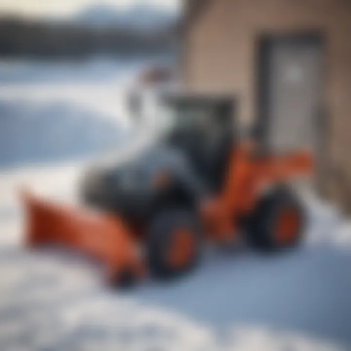 Storage benefits of using a hitch carrier for snowblowers