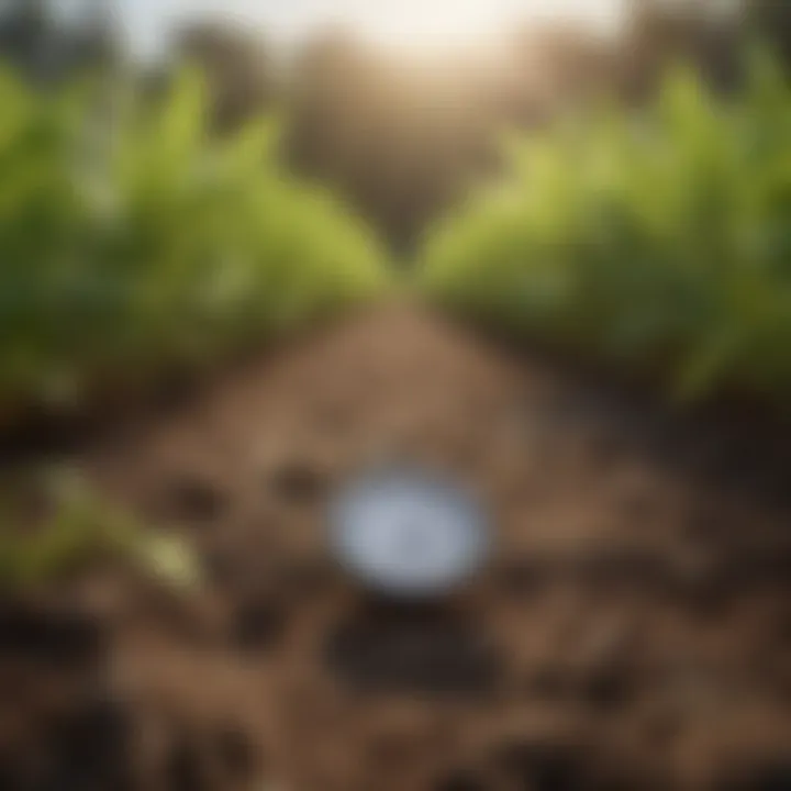 Visual representation of optimal crop growth metrics