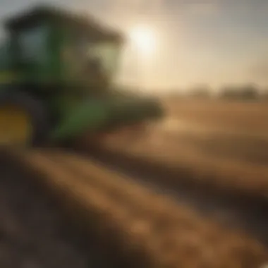 Visual representation of crop yield improvement