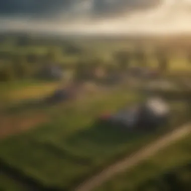 Infographic on the historical evolution of land ownership in farming