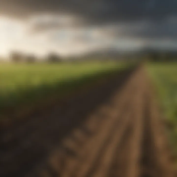 Visual representation of technology's role in managing land ownership data