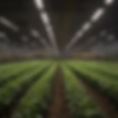 Energy-efficient LED technology in farming