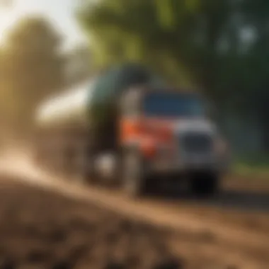 Infographic showcasing the benefits of manure vacuum trucks