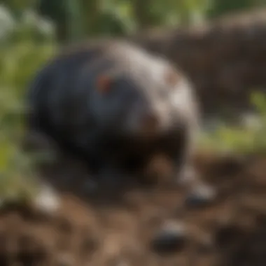Identifying Mole Activity in Your Yard Surface signs of mole activity in a garden