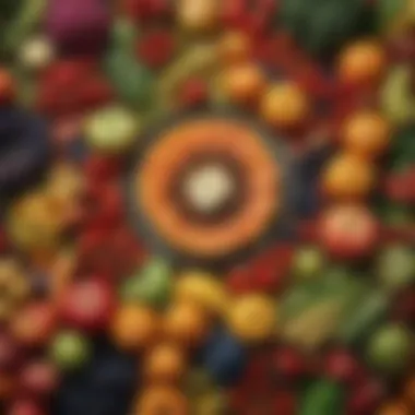 A Vibrant Selection of Nutrient-Rich Foods An array of colorful fruits and vegetables