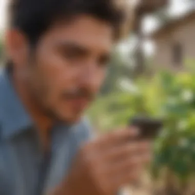 Research Insights on Picadas de Chincha Researcher analyzing agricultural data