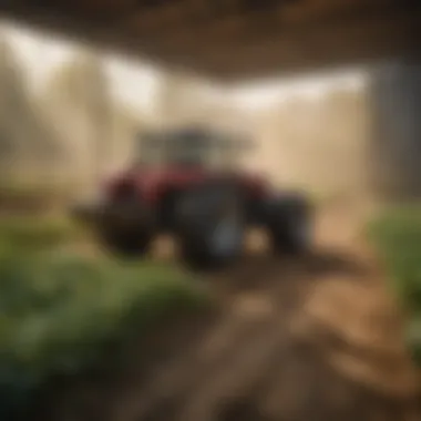Enhanced Biosecurity in Farming An illustration of biosecurity measures in farming.