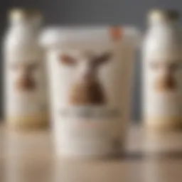 A close-up of Sav-A-Lamb milk replacer packaging showcasing its brand identity and nutritional information