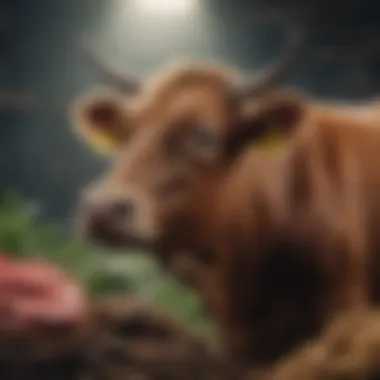 Impact of Consumer Choices on Beef Sustainability Visual representation of consumer choices affecting beef sustainability