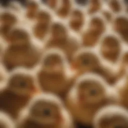 Illustration of chick embryo development stages