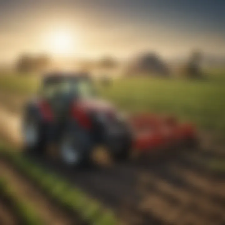 Illustration of sustainable farming practices supported by GM technologies