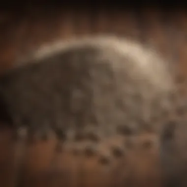 Detailed View of Rat Bait Pellets Close-up of rat bait pellets on a wooden surface