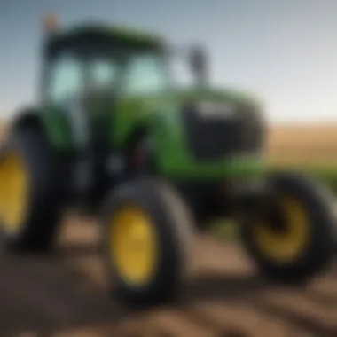 Understanding John Deere Tractor Specifications Close-up of John Deere tractor specifications