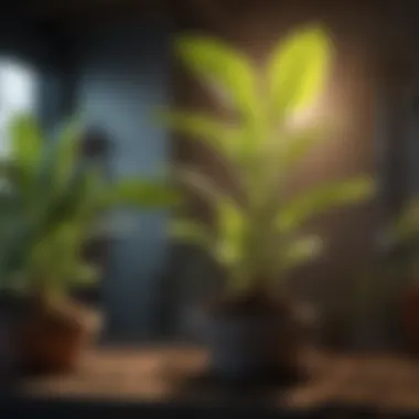 Growth Comparison Comparison of plant growth under traditional vs LED lighting