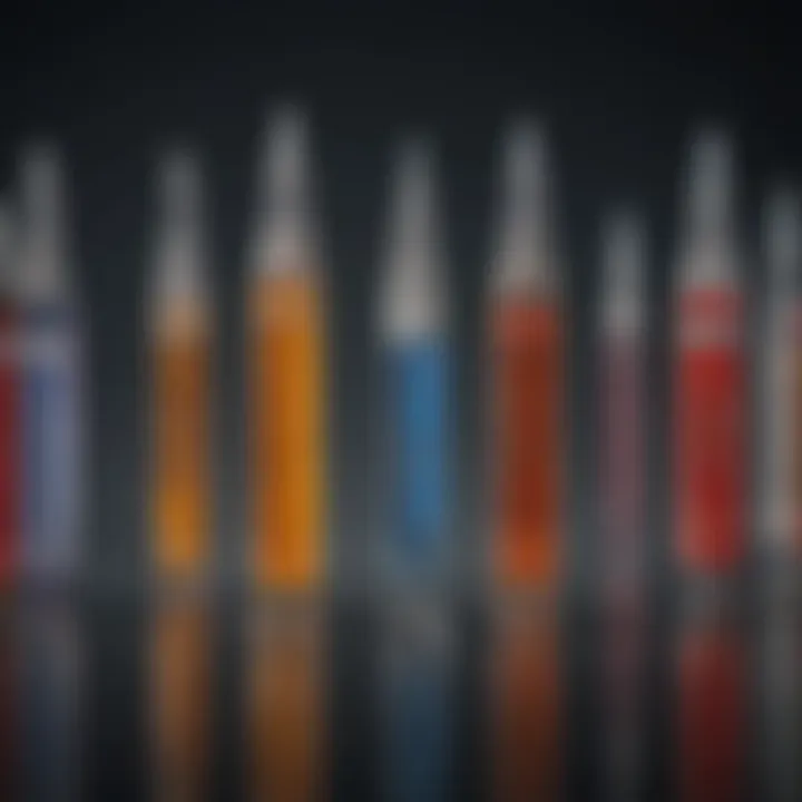 An assortment of syringes used in veterinary practices