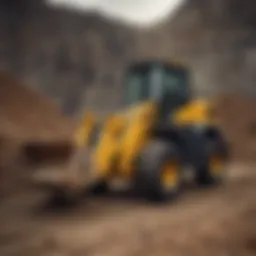 Volvo Mini Wheel Loader in action on a construction site