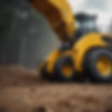 Close-up of the Volvo Mini Wheel Loader's advanced controls
