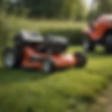 Comparison of traditional mower technologies versus wheel motor technology