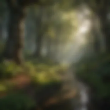 Lush Forests: The Heart of Ecosystem Diversity A lush forest landscape showcasing rich biodiversity